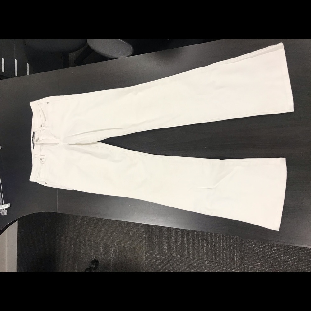 Bright white flare Joes Jeans
